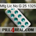 Mfg Lic No G 25 1325 dapoxetine1